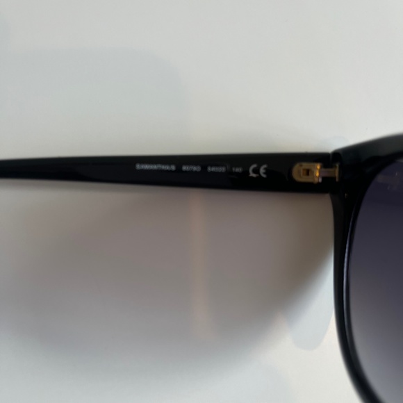 NEW Kate Spade New York Samantha Sunglasses Black Cat Eye main image 10
